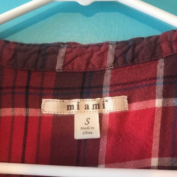 Red Plaid Flannel - Picture 2 of 3